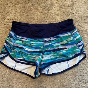 Patterned lululemon shorts